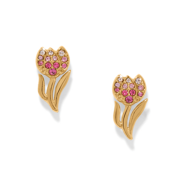 Enchanting Gem Tulip Earrings