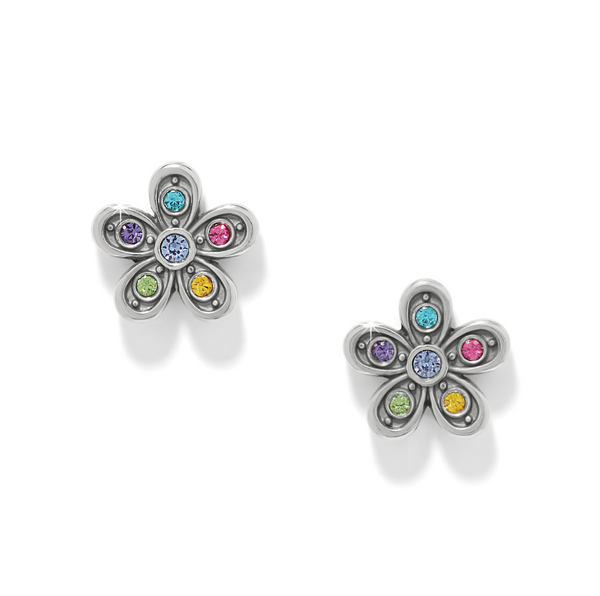 Enchanting Gem Flower Earrings