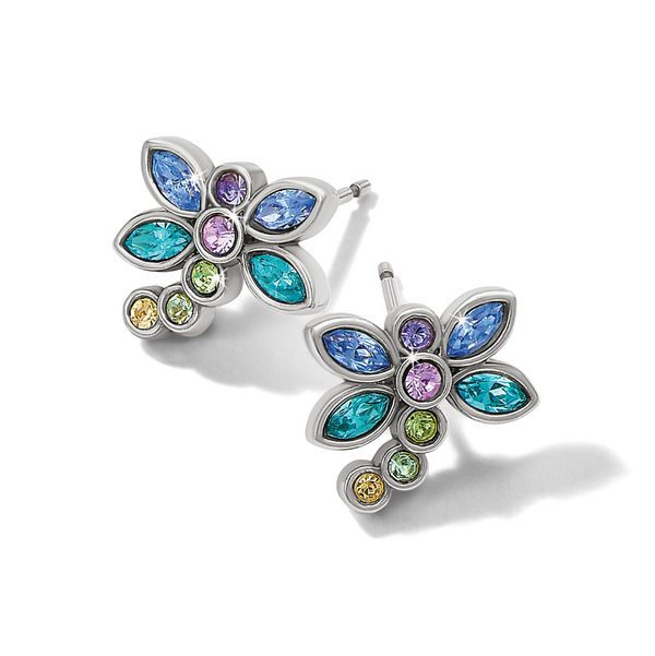 Enchanting Gem Dragonfly Earrings