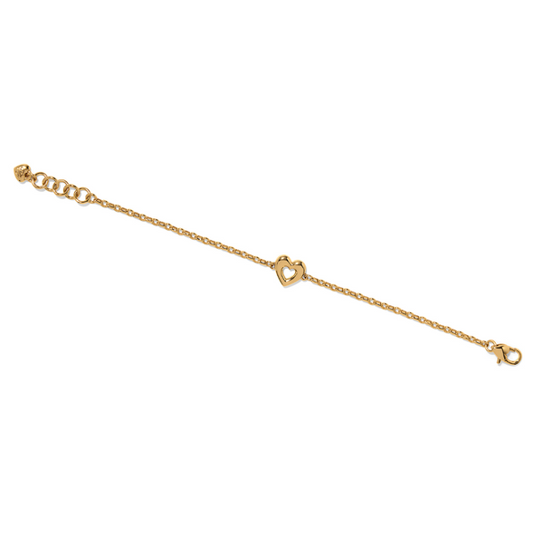 Enchanting Gem Heart Bracelet