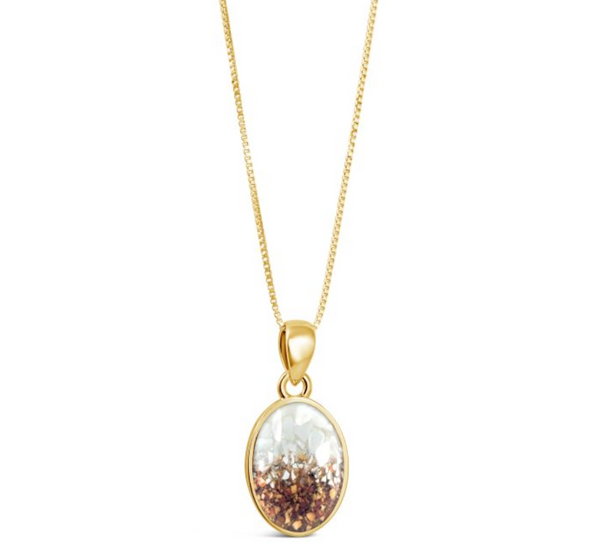 Sandrop Necklace - Gold - Mother of Pearl Gradient