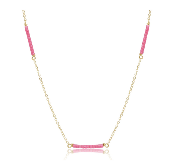 15" Choker Simplicity Chain Gold - Hope Bliss - Bubblegum