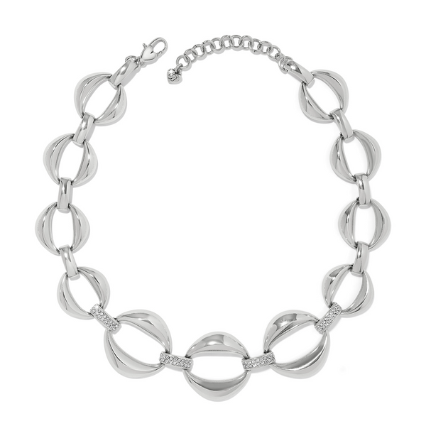 Meridian Classic Cresent Link Necklace
