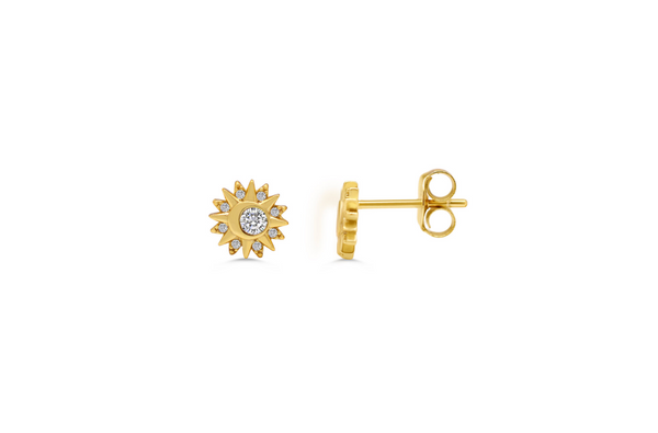 Moon Sun - Stud Earring