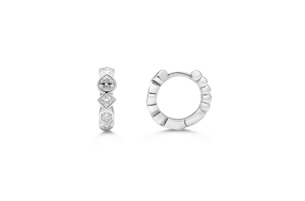 You're a Gem – Huggie Hoop (Clear)