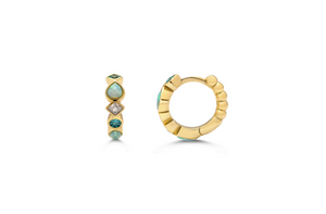 You're a Gem – Huggie Hoop (Jelly Mint)