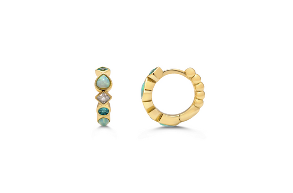 You're a Gem – Huggie Hoop (Jelly Mint)