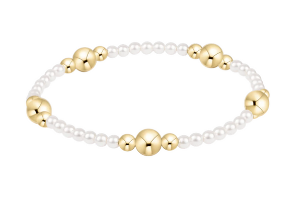 Purpose Gold 6mm Pearl Bracelet