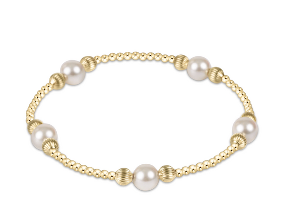 Purpose Pearl 6mm Dignity Gold Bracelet