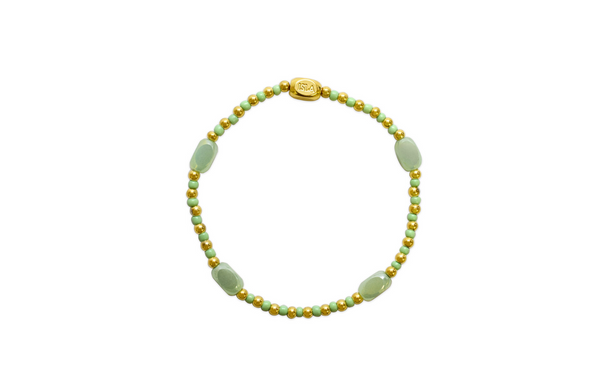"Here, There & Everywhere"- Minty Bracelet (G)