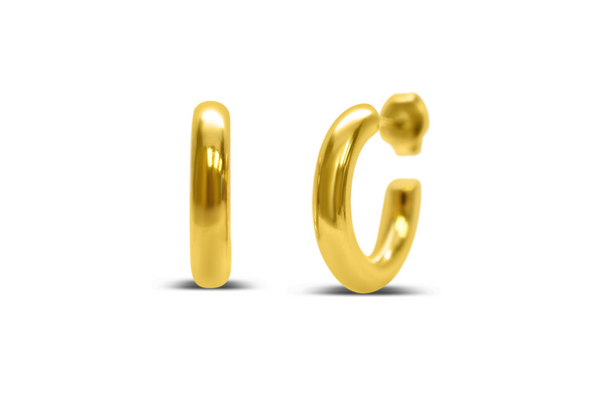 Weightless Hoop Earrings - 20mm - PVD Gold