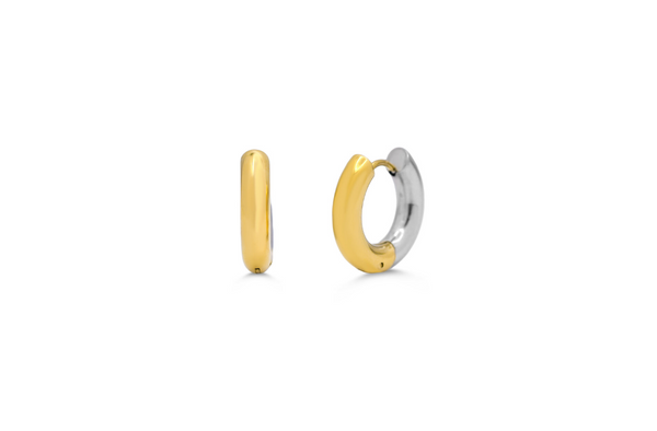 Half and Half Bold Seamless Hoop - 16MM
