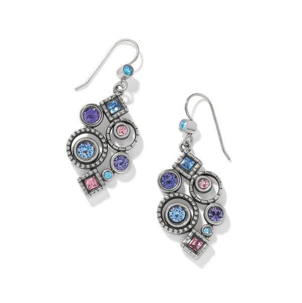 Halo Nova Cluster French Wire Earrings