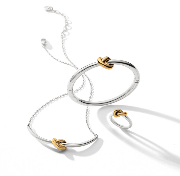 Interlok Single Knot Hinged Bangle