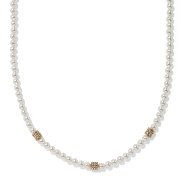 Meridian Petite Pearl Station Necklace