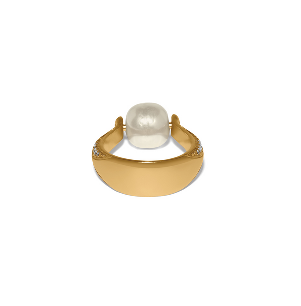 Trust Your Journey Pearl Ring