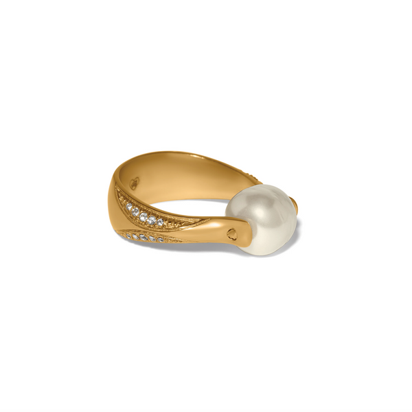 Trust Your Journey Pearl Ring