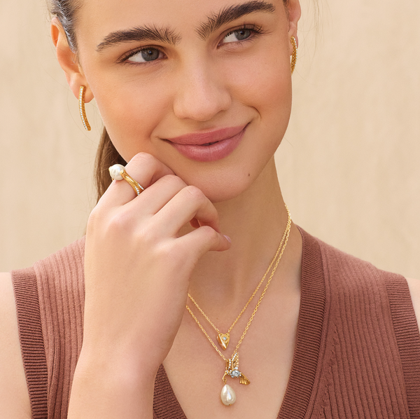 Trust Your Journey Pearl Ring