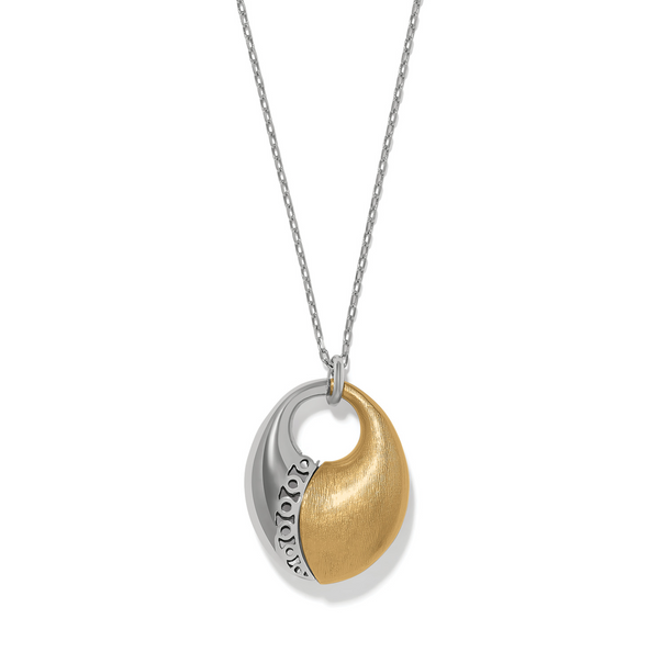 Inner Circle Oval Pendant Necklace