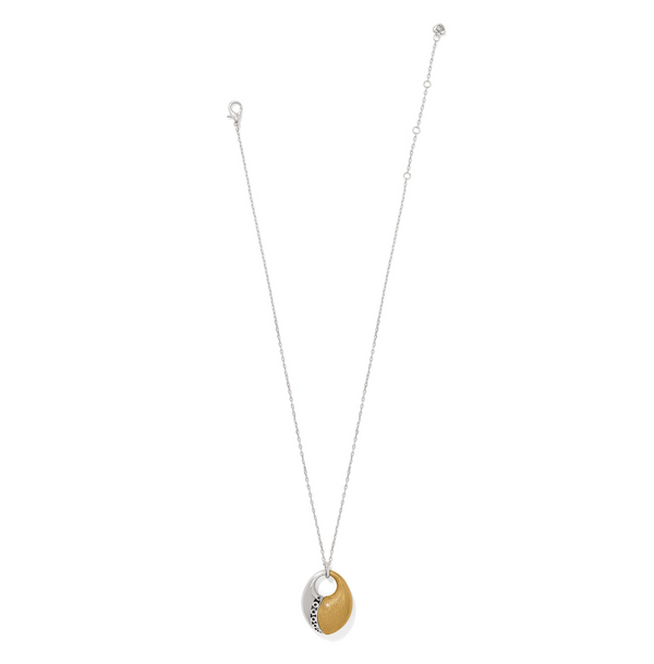 Inner Circle Oval Pendant Necklace