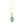 Load image into Gallery viewer, Paradise Aquamarine Necklace by Camille Kostek in Gold
