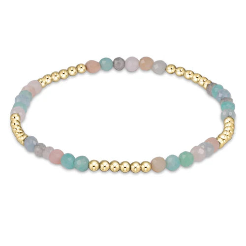 Blissful Pattern 2.5mm Bead Bracelet - hot mess