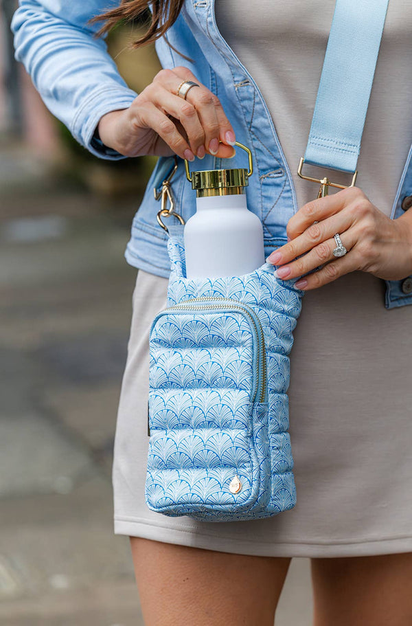 Blue Scallop Print HydroBag®