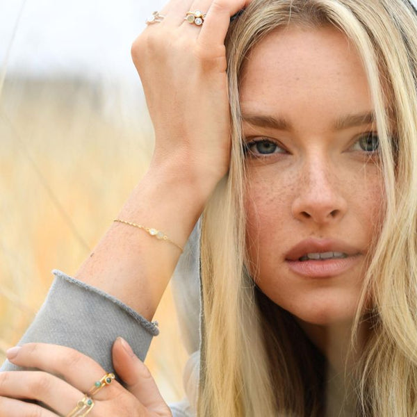 Veronica Bracelet by Camille Kostek - 14k Gold Vermeil