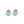 Load image into Gallery viewer, Coastal Edge Stud Earrings Larimar &amp; Sand
