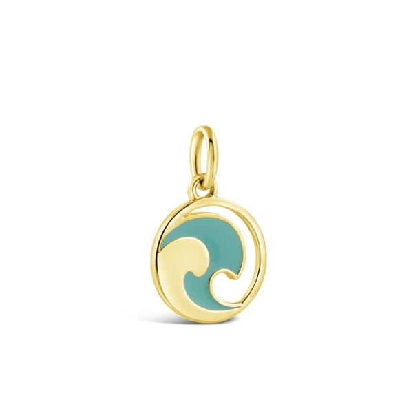 Collectible Travel Treasures™ Wave Charm Gold