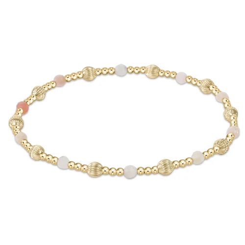 Dignity Sincerity 4mm Bead Bracelet - Pink Opal – Jenna Jane's Jewelry