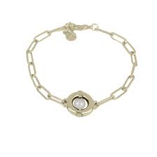 Diamante Bracelet with Pearl Inset