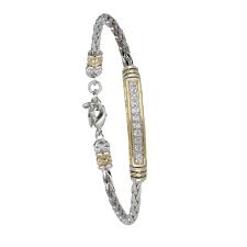Celebration Petite Pavé - Bar Single Strand Bracelet