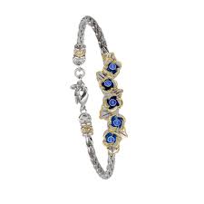 Novelão Collection Single Strand Two-Tone Bracelet