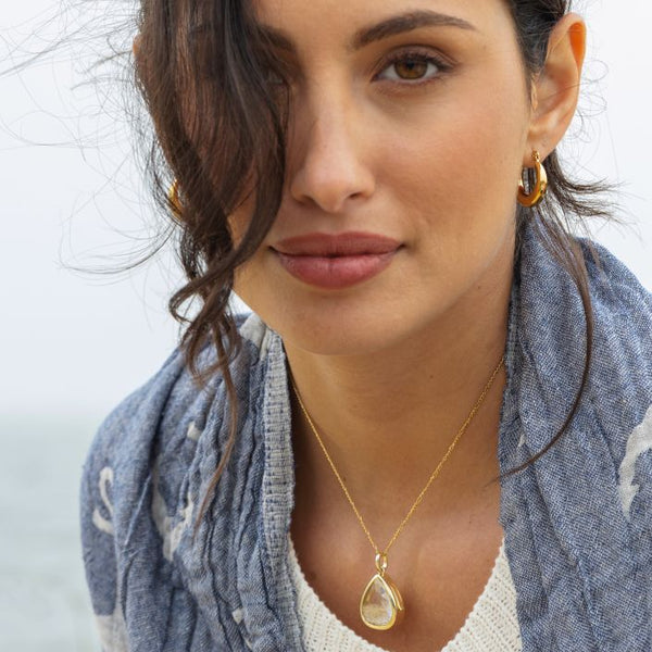 WanderLocket - Teardrop Cut - 14k Vermeil