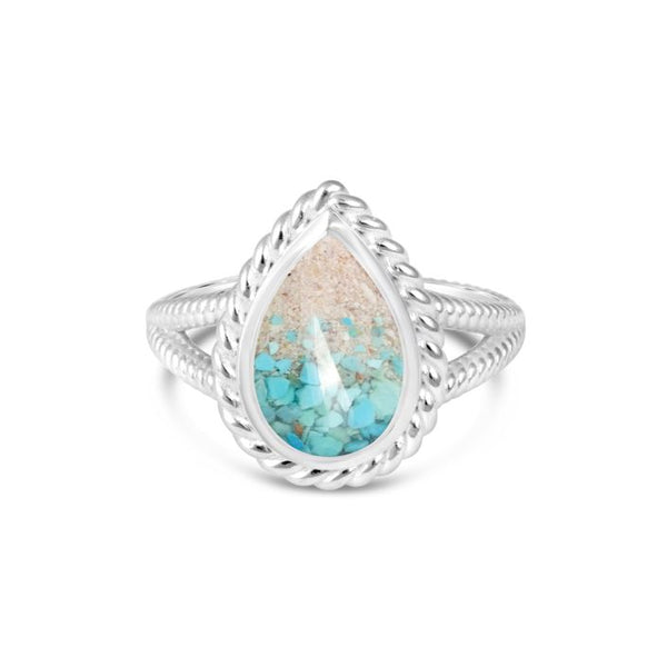 Modern Mermaid Ring by Captain Kate - Turquoise Gradient