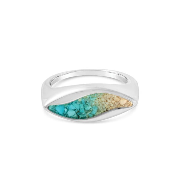 Ocean Current Ring - Turquoise Gradient