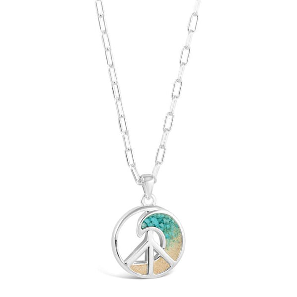 Peaceful Shores Necklace - Turquoise Gradient