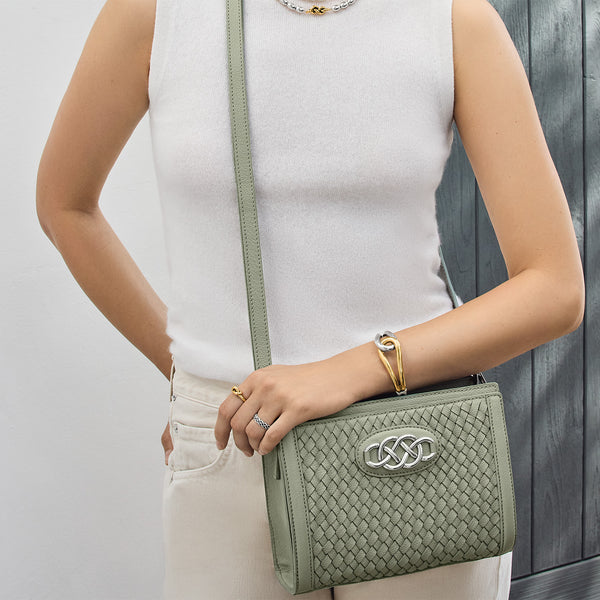 Interlok Braid Findley Organizer Bag - Sage