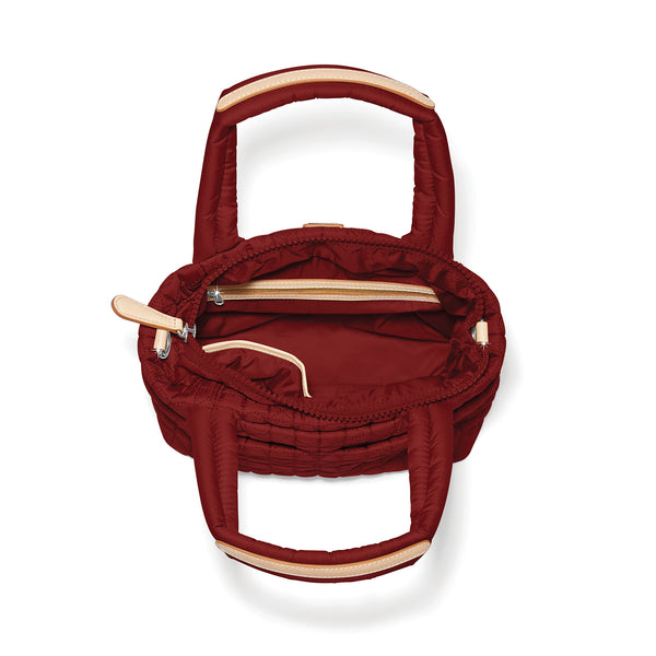Adrienne Small Tote - Garnet