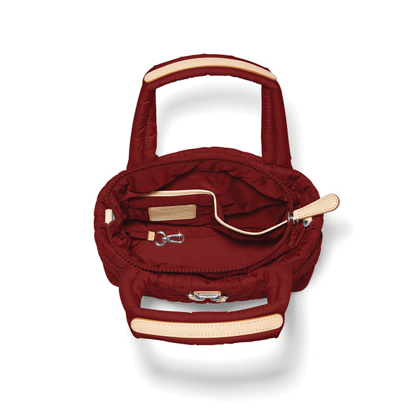 Adrienne Small Tote - Garnet