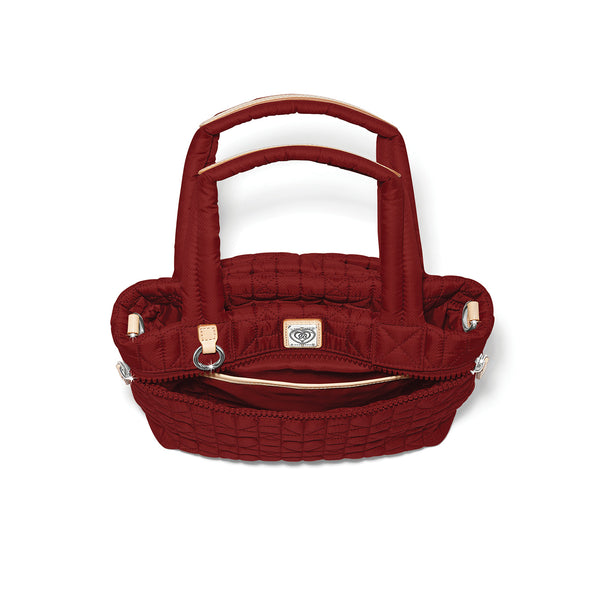 Adrienne Small Tote - Garnet