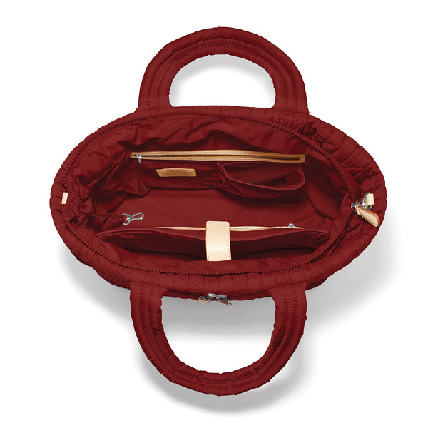Amara Large Tote - Garnet