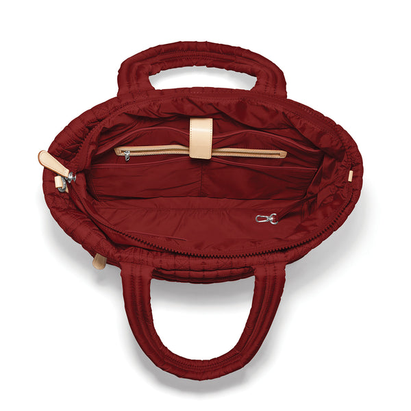 Amara Large Tote - Garnet