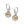 Load image into Gallery viewer, Meridian Aurora Leverback Earrings - Golden Crystal
