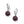 Load image into Gallery viewer, Meridian Aurora Leverback Earrings - Amethyst
