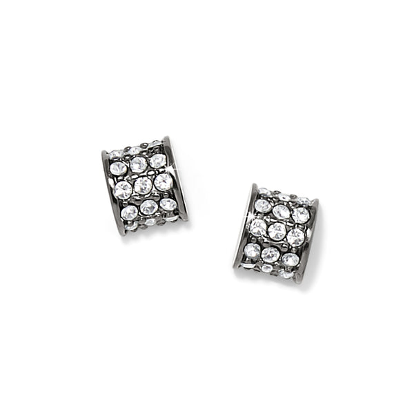 Meridian Post Earrings - Gunmetal