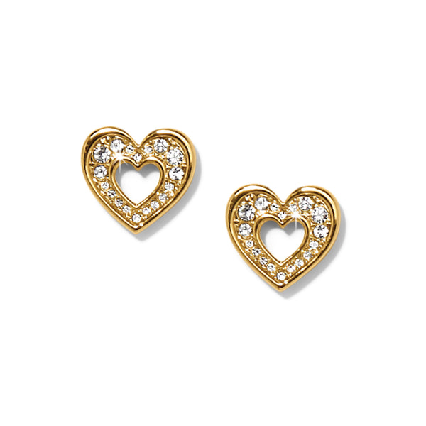 Enchanting Heart Post Earrings