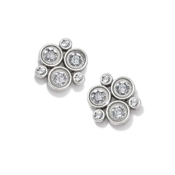 Constella Cluster Post Earrings - Clear