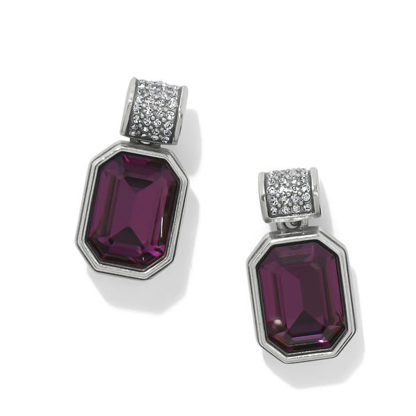Meridian Aurora 67 Post Earrings - Amethyst